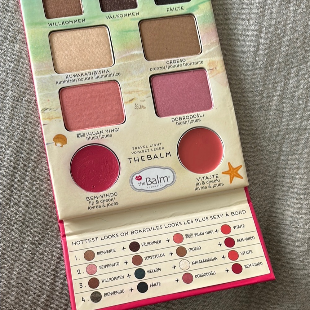 theBalm Pink and Brown Eyeshadow Palette Retro Design - Picture 4 of 5